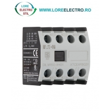 DILM150-XHI31 BLOC CONTACTE AUXILIARE FRONTALE 3NO + 1NC PENTRU CONTACTOARE DILM40, DILM65, DILM80, DILM95, DILM115, DILM150, DILM185, DILM225, DILM250, DILM400