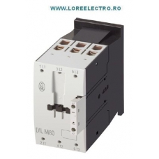 DILM80-EA (110V50hz/120V60hz ) CONTACTOR 80A , TENSIUNE BOBINA 110V 50HZ, 120V 60HZ, 37kw / 400V AC3, EATON Moeller