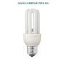Bec Economic Philips 14W, E27, Genie 14W/827 E27 culoare calda