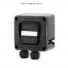 592.R001-02 INTRERUPATOR BASCULANT ANTIEX 1NO+1NC 2XM20, MONTAJ APARENT, SCAME, ROCKER PENTRU ZONA 1 SI 2 GAZE