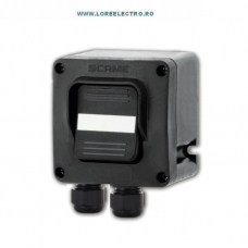 592.R001-02 INTRERUPATOR BASCULANT ANTIEX 1NO+1NC 2XM20, MONTAJ APARENT, SCAME, ROCKER PENTRU ZONA 1 SI 2 GAZE