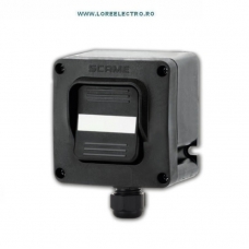 592.R001-01 INTRERUPATOR BASCULANT ANTIEX 1NO+1NC PRESETUPA POLIAMIDA 1XM20, MONTAJ APARENT, SCAME, ROCKER PENTRU ZONA 1 SI 2 GAZE