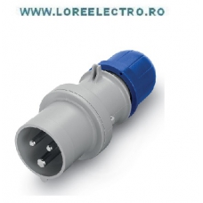 213.1633 FISA INDUSTRIALA, STECHER MONOFAZAT 16A, 2P+E, 6H 230V IP 44 SCAME