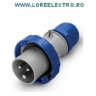 218.1633 FISA INDUSTRIALA, 16A, 2P+E, 200-250V AC 6H IP 66/IP67, SCAME
