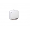 WDE000550 INTRERUPATOR DUBLU, COMUTATOR 16A, 230V, CULOARE ALB, SCHNEIDER ELECTRIC,