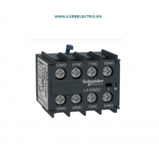LA1KN04 BLOC CONTACTE AUXILIARE FRONTALE 4NC PENTRU MINI CONTACTOARE SCHNEIDER LC1K, LP1K