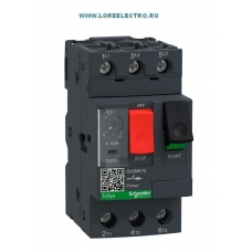 GV2ME10AP DISJUNCTOR PROTECTIE MOTOR 4A .. 6,3A, 2,2KW / 400V, 3 POLI, SCHNEIDER