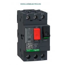 GV2ME14 DISJUNCTOR PROTECTIE MOTOR 6,3A .. 10A, 4KW / 400V, 3 POLI, SCHNEIDER