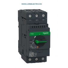 GV3P50 DISJUNCTOR PROTECTIE MOTOR 50A  REGLAJ CURENT 37A .. 50A, 22KW / 400V, 3 POLI, SCHNEIDER