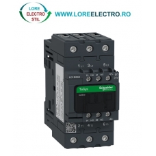 LC1D50ABD CONTACTOR 50A, 22KW, 3P, 1NO+1NC, BOBINA 24V DC, SCHNIEDER ELECTRIC