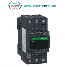 LC1D65ABD CONTACTOR 65A, 30KW, 3P, 1NO+1NC, BOBINA 24V DC, SCHNIEDER ELECTRIC