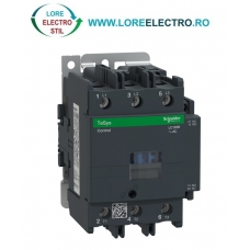 LC1D95E7 CONTACTOR 95A, 45KW BOBINA 48V AC 50HZ 60HZ, 1NO+1NC, SCHNIEDER ELECTRIC