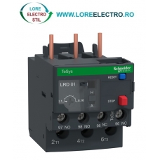 LRD01 Releu termic TeSys Deca reglaj 0,1A .. 0,16A pentru contactoare Schneider Electric LC1D