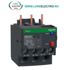 LRD06 Releu termic TeSys Deca reglaj 1A .. 1,6A pentru contactoare Schneider Electric LC1D