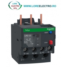LRD22 Releu termic TeSys Deca reglaj 16A .. 24A pentru contactoare Schneider Electric LC1D