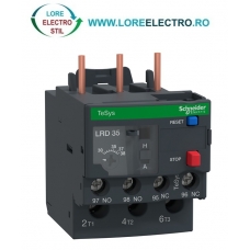 LRD35 Releu termic TeSys Deca reglaj 30A .. 38A pentru contactoare Schneider Electric LC1D32 si LC1D38