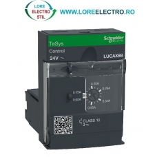 LUCAX6B Unitate de Protectie si comanda pentru baza de alimentare LUB12 0,15A .. 0,6A, tensiune de comanda 24v AC, Tesys U Schneider
