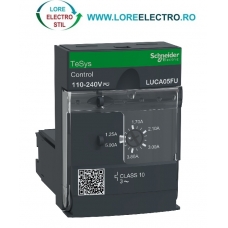 LUCA05FU Unitate de Protectie si comanda pentru baza de alimentare LUB12 1,25A .. 5A, tensiune de comanda 110V .. 230V AC / DC, Tesys Ultra Motor Starter Schneider