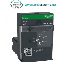 LUCA12BL Unitate de Protectie si comanda pentru baza de alimentare LUB12 3A .. 12A, tensiune de comanda 24V DC, Tesys Ultra Motor Starter Schneider