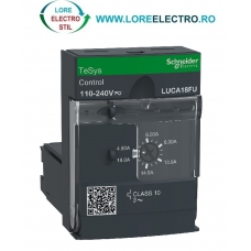 LUCA18FU Unitate de Protectie si comanda pentru baza de alimentare LUB32 4,5A .. 18A, tensiune de comanda 110V .. 230v AC / DC, Tesys Ultra Motor Starter Schneider