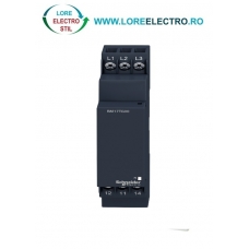 RM17TG00, releu de control pentru retele trifazate Schneider Harmony, functioneaza in intervalul 208-480 V AC, 1 contact inversor (C/O), capacitate de comutare 5A