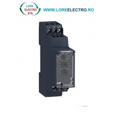 RM17TU00, releu de control pentru retele trifazate Schneider, 208-480 V AC, 1 CO, 5A, functia supraveghere asimetrie faze, monitorizarea supratensiunii