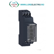 RM17TE00, releu de control pentru retele trifazate Schneider, 208-480 V AC, 1 CO, 5A, temporizare reglabila