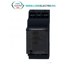 RE17RMXMU, releu de timp modular multifunctional Schneider, 24-240 V AC/DC sau 24 V DC, 1 C/O, 8A