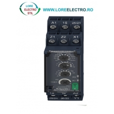 RE22R2MYMR, releu de timp modular Schneider, 24-240 V AC/DC, 2 C/O sau DPDT, 8A