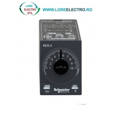 REXL4TMF7, releu de timp in miniatura de tip on-delay Schneider, 120 V AC (50/60Hz), 4 C/O, 5A