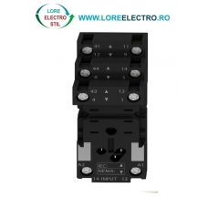 RXZE2S108M, soclu pentru relee plug-in, 12A, 250 V AC