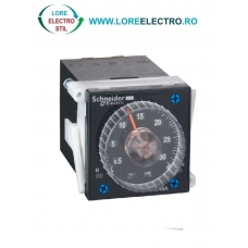 RE48AML12MW, releu de timp analogic de tip on-delay Schneider, 24-240 V AC/DC, 2 OC, 5A