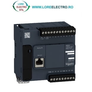 TM221C16R AUTOMAT PROGRAMABIL MODICOM M221 CU 16 LOGIC I/O, TENSIUNE ALIMENTARE 110V .. 230V, SCHNEIDER ELECTRIC
