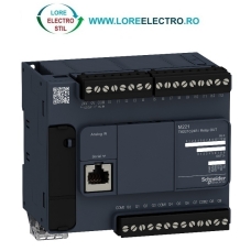 TM221C24R AUTOMAT PROGRAMABIL MODICON M221 CU 24 LOGIC I/O, TENSIUNE ALIMENTARE 110V .. 230V, SCHNEIDER ELECTRIC