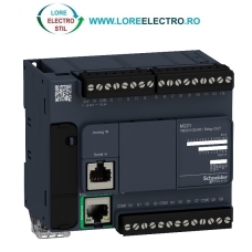 TM221CE24R AUTOMAT PROGRAMABIL MODICON M221 CU 24 LOGIC I/O, CU ETHERNET, TENSIUNE ALIMENTARE 110V .. 230V, SCHNEIDER ELECTRIC