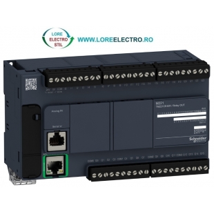 TM221CE40R AUTOMAT PROGRAMABIL MODICOM M221 CU 40 LOGIC I/O, CU ETHERNET, TENSIUNE ALIMENTARE 110V .. 230V, SCHNEIDER ELECTRIC