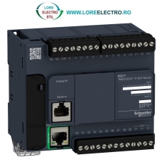 TM221CE24T AUTOMAT PROGRAMABIL MODICON M221 CU 24 LOGIC I/O, iesire 10 SOURSE Tranzistor, Cu Ethernet, TENSIUNE ALIMENTARE 24V DC, SCHNEIDER ELECTRIC
