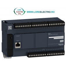 TM221C40T AUTOMAT PROGRAMABIL MODICON M221 CU 40 LOGIC I/O, IESIRI 16 Sourse Tranzistor, TENSIUNE ALIMENTARE 24V DC, SCHNEIDER ELECTRIC