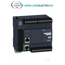 TM221CE24U AUTOMAT PROGRAMABIL MODICON M221 CU 24 LOGIC I/O, iesire 10 SINK Tranzistor, Cu Ethernet, TENSIUNE ALIMENTARE 24V DC, SCHNEIDER ELECTRIC
