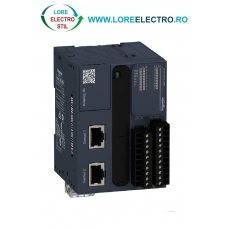 TM221M16R AUTOMAT PROGRAMABIL MODICON M221 CU 16 LOGIC I/O, TENSIUNE ALIMENTARE 24V DC, SCHNEIDER ELECTRIC, TERMINAL BLOCK SCREW