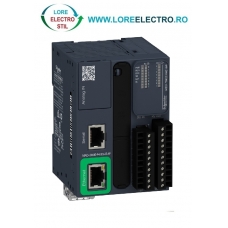 TM221ME16R AUTOMAT PROGRAMABIL MODICON M221 CU 16 LOGIC I/O, TENSIUNE ALIMENTARE 24V DC, SCHNEIDER ELECTRIC, TERMINAL BLOCK SCREW