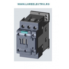 Contactor 4KW / 400 V, CONTACTOR 9 A SIEMENS Sirius COD: 3RT2023-1AB00, tensiune bobina 24V ac 50HZ, Auxiliar 1NO+1NC, S0