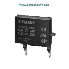 3RT1926-1BB00 varistor pentru contactoare Siemens Sirius S0 si S2 tip 3RT102. si 3RT103. montat pe bobina cu tensiune  24V AC  / DC