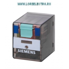 LZX:PT570524 Mini releu Industrial Siemens PT Series, Contacte 4 NO, tensiune Bobina 24V AC