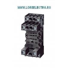 LZS:PT78720 Soclu Mini Releu Intermediar SIEMENS Cu 2 contacte auxiliare, PT SERIES