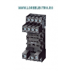 LZS:PT78740 Soclu Mini Releu Intermediar 14 pini ( Releu Miniatura ) SIEMENS Cu 4 contacte auxiliare, PT SERIES