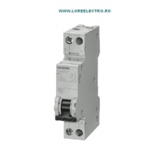 Siguranta automata 32A, 1 Pol + Nul  - 1 modul, Siemens,  cod: 5SY6032-7, 6kA,