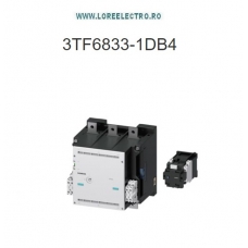 3TF6833-1DB4 VACUUM CONTACTOR 630A, 3P, SIEMENS 335KW, 400V/690V TENSIUNE BOBINA 24V DC, 3NO+3NC + CONTACTOR 3TC4417-4A