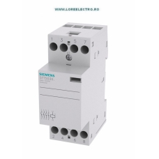 5TT5830-0 Contactor modular Siemens 4 NO 25A, tensiune bobina 230V c.a., Montaj pe sina