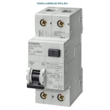 5SU1356-1KK32, RCBO Siguranta Diferentiala COMBINATA SIEMENS 32A, tip AC, 1P+N, 30mA, curba C, 6kA, cod 5SU13561KK32